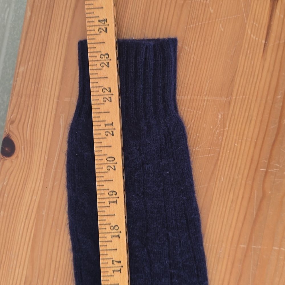 RALPH LAUREN B Label Knitted Cashmere Sweater Navy Blue Size M - Picture 12 of 13